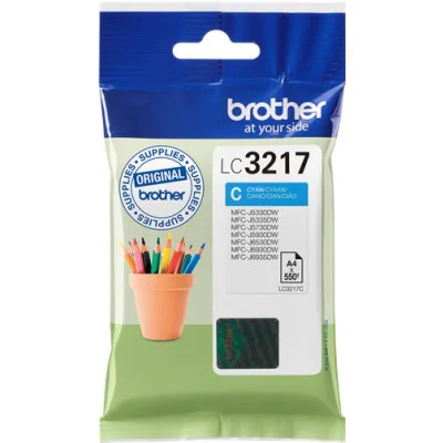 Original OEM Ink Cartridge Brother LC-3217C (LC-3217C) (Cyan)