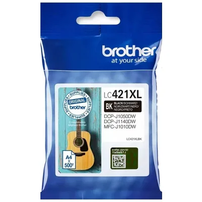 Original OEM Ink Cartridge Brother LC-421 XL BK (LC421XLBK) (Black)