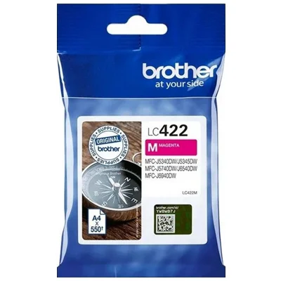 Original OEM Ink Cartridge Brother LC-422 M (LC422M) (Magenta)