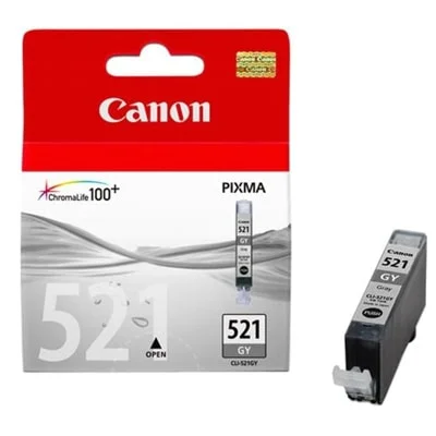 Original OEM Ink Cartridge Canon CLI-521 G (2937B001) (Gray)