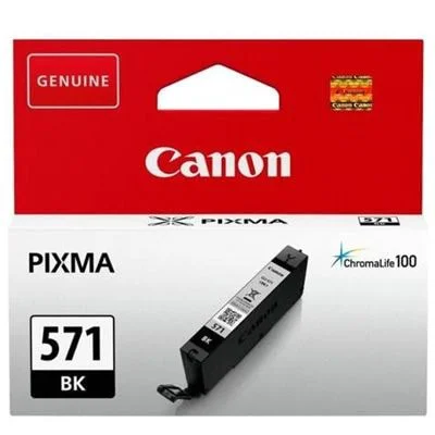 Original OEM Ink Cartridge Canon CLI-571 BK (0385C001) (Black)