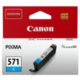 Original OEM Ink Cartridge Canon CLI-571 C (0386C001) (Cyan) for Canon Pixma TS5050