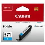 Original OEM Ink Cartridge Canon CLI-571 C (0386C001) (Cyan) for Canon Pixma TS6050