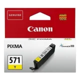 Original OEM Ink Cartridge Canon CLI-571 Y (0388C001) (Yellow) for Canon Pixma MG5700