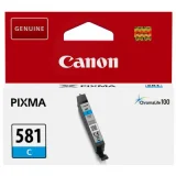 Original OEM Ink Cartridge Canon CLI-581 C (2103C001) (Cyan) for Canon Pixma TS8350
