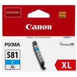 Original OEM Ink Cartridge Canon CLI-581 XL C (2049C001) (Cyan) for Canon Pixma TS8150