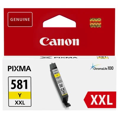 Original OEM Ink Cartridge Canon CLI-581 XXL Y (1997C001) (Yellow)