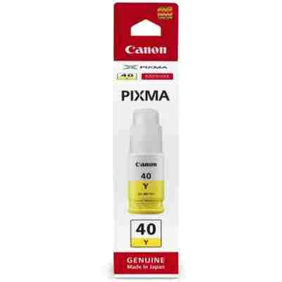 Original OEM Ink Cartridge Canon GI-40 Y (3402C001) (Yellow)