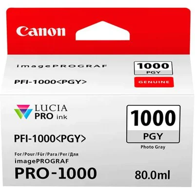 Original OEM Ink Cartridge Canon PFI-1000PGY (0553C001) (Grey Photo)