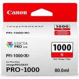 Original OEM Ink Cartridge Canon PFI-1000R (0554C001) (Red) for Canon imageProGRAF Pro-1000