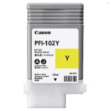 Original OEM Ink Cartridge Canon PFI-102Y (CF0898B001A) (Yellow) for Canon imagePROGRAF 700