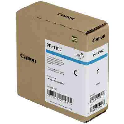 Original OEM Ink Cartridge Canon PFI-110C (2365C001) (Cyan)