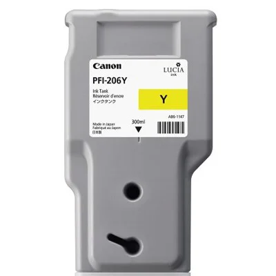 Original OEM Ink Cartridge Canon PFI-206Y (5306B001AA) (Yellow)