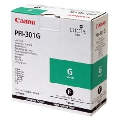 Original OEM Ink Cartridge Canon PFI-301G (1493B001) (Green)