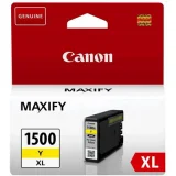 Original OEM Ink Cartridge Canon PGI-1500 XL Y (9195B001) (Yellow)