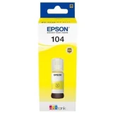 Original OEM Ink Cartridge Epson 104 (C13T00P440) (Yellow)