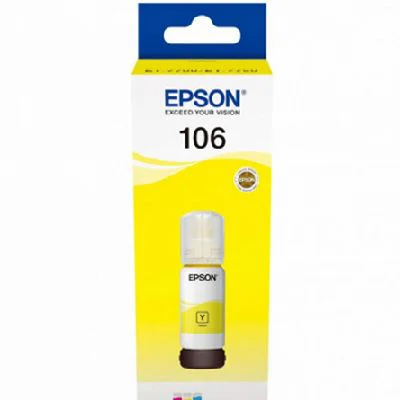 Original OEM Ink Cartridge Epson 106 (C13T00R440) (Yellow)