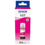 Original OEM Ink Cartridge Epson 107 (C13T09B340) (Magenta) for Epson EcoTank ET-18100