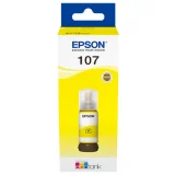 Original OEM Ink Cartridge Epson 107 (C13T09B440) (Yellow) for Epson EcoTank ET-18100