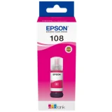 Original OEM Ink Cartridge Epson 108 (C13T09C34A) (Magenta) for Epson EcoTank L8050