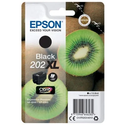 Original OEM Ink Cartridge Epson 202 XL (C13T02G14010) (Black)