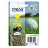 Original OEM Ink Cartridge Epson 34xl (C13T34744010) (Yellow) for Epson WorkForce Pro WF-3720DWF