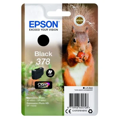 Original OEM Ink Cartridge Epson 378 (C13T37814010) (Black)