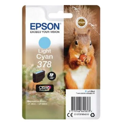 Original OEM Ink Cartridge Epson 378 (C13T37854010) (Light cyan)