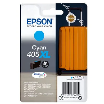 Original OEM Ink Cartridge Epson 405 XL (C13T05H24010) (Cyan)