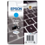 Original OEM Ink Cartridge Epson 407 (C13T07U240) (Cyan) for Epson WorkForce Pro WF-4745DTWF