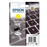 Original OEM Ink Cartridge Epson 407 (C13T07U440) (Yellow) for Epson WorkForce Pro WF-4745DTWF