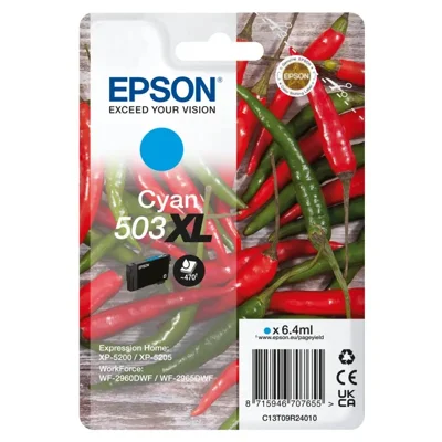 Original OEM Ink Cartridge Epson 503 XL (C13T09R24010) (Cyan)