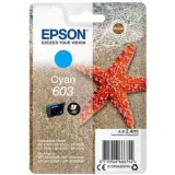 Original OEM Ink Cartridge Epson 603 (C13T03U24020) (Cyan) for Epson Expression Home XP-4105 SmAll-in-One