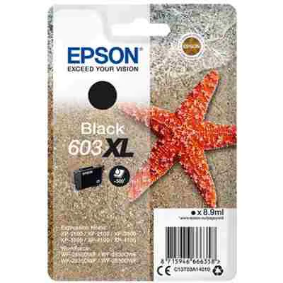 Original OEM Ink Cartridge Epson 603 XL (C13T03A14010) (Black)