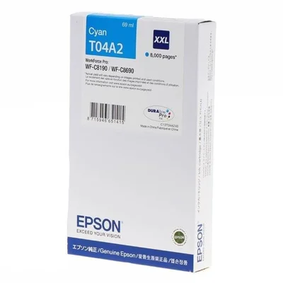 Original OEM Ink Cartridge Epson T04A2 XXL (C13T04A240) (Cyan)