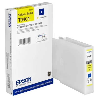 Original OEM Ink Cartridge Epson T04C4 L (C13T04C440) (Yellow)