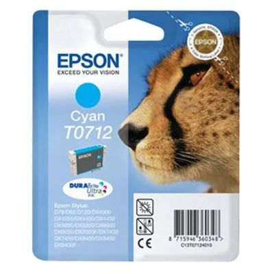 Original OEM Ink Cartridge Epson T0712 (C13T07124010) (Cyan)