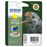 Original OEM Ink Cartridge Epson T0794 (C13T07944010) (Yellow) for Epson Stylus Photo 1400
