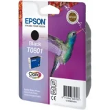 Original OEM Ink Cartridge Epson T0801 (C13T08014011) (Black) for Epson Stylus Photo PX800 FW