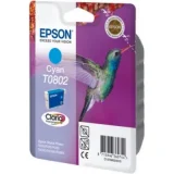 Original OEM Ink Cartridge Epson T0802 (C13T08024011) (Cyan) for Epson Stylus Photo PX820 FWD