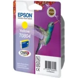 Original OEM Ink Cartridge Epson T0804 (C13T08044011) (Yellow) for Epson Stylus Photo PX720WD