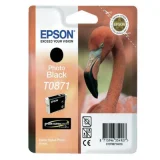 Original OEM Ink Cartridge Epson T0871 (C13T08714010) (Black Photo) for Epson Stylus Photo R1900