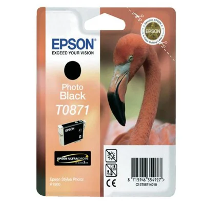 Original OEM Ink Cartridge Epson T0871 (C13T08714010) (Black Photo)