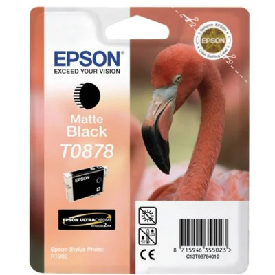 Original OEM Ink Cartridge Epson T0878 (C13T08784010) (Matte black)