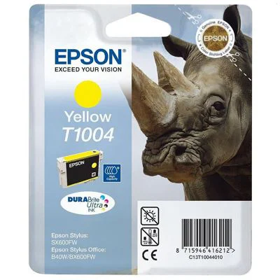 Original OEM Ink Cartridge Epson T1004 (C13T10044010) (Yellow)