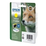 Original OEM Ink Cartridge Epson T1284 (C13T12844010) (Yellow) for Epson Stylus SX435 W