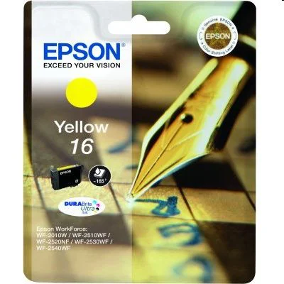 Original OEM Ink Cartridge Epson T1624 (C13T16244010) (Yellow)