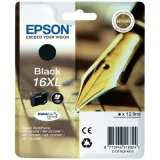 Original OEM Ink Cartridge Epson T1631 (16XL) (C13T16314010) (Black) for Epson WorkForce WF-2750DWF