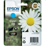 Original OEM Ink Cartridge Epson T1802 (C13T18024010) (Cyan) for Epson Expression Home XP-205