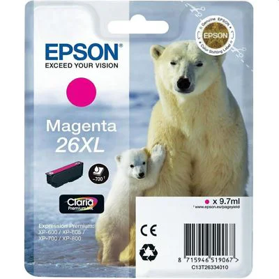Original OEM Ink Cartridge Epson T2633 (C13T26334010) (Magenta)
